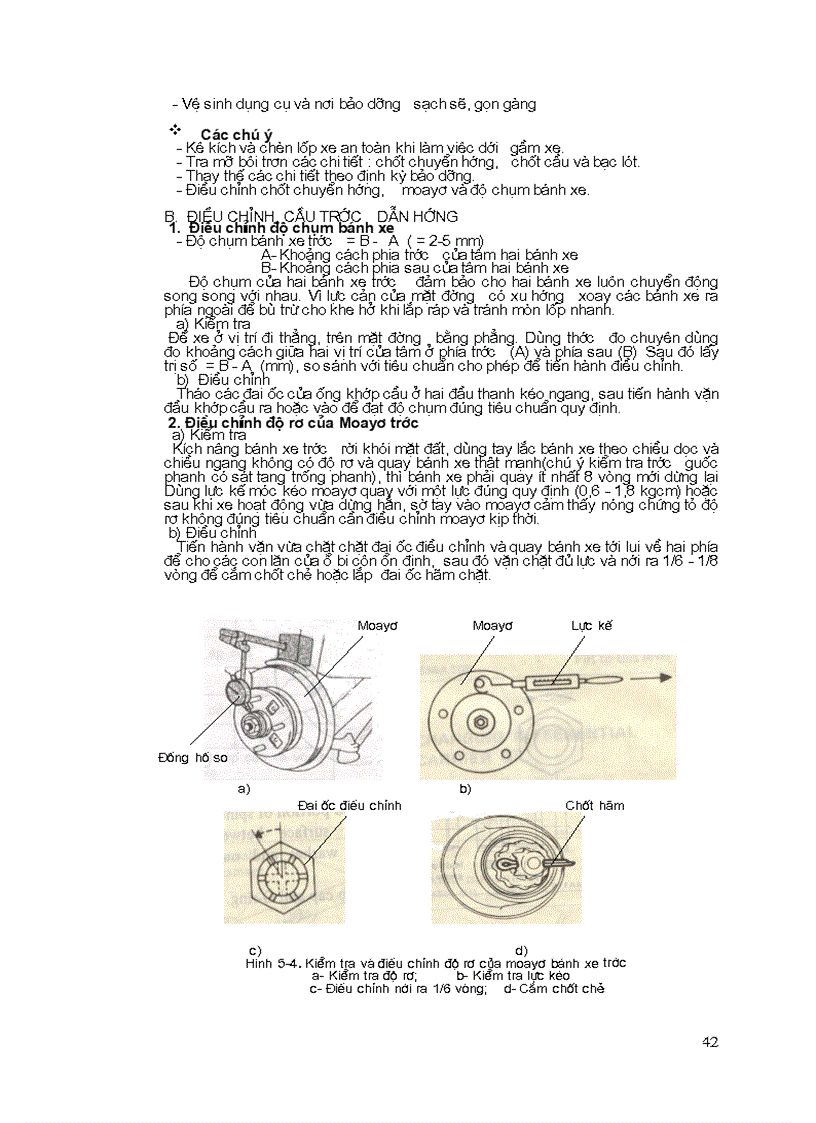 image for page Tài liệu sửa chữa và bảo dưỡng hệ thống lái