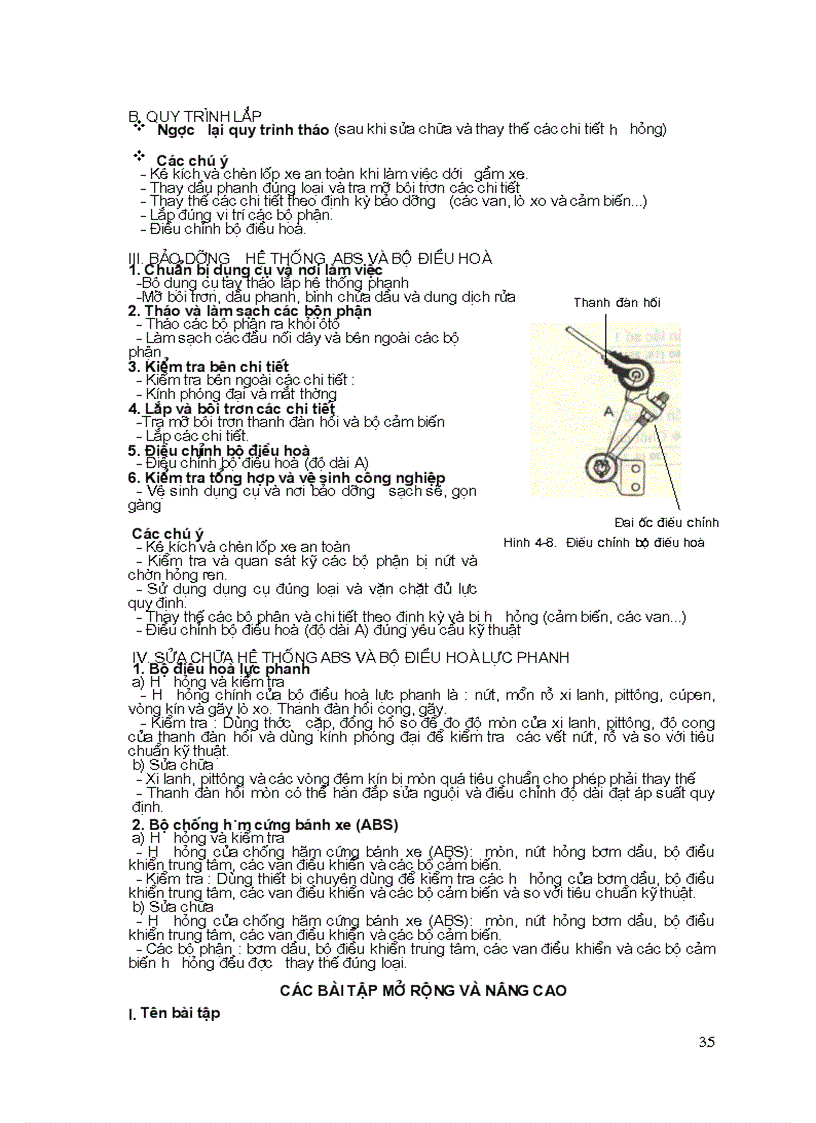 image for page Tài liệu sửa chữa và bảo dưỡng hệ thống phanh