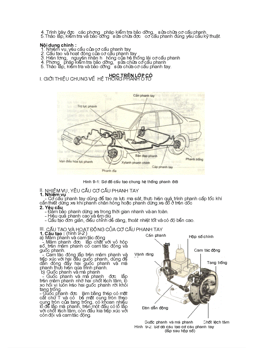 image for page Tài liệu sửa chữa và bảo dưỡng hệ thống phanh