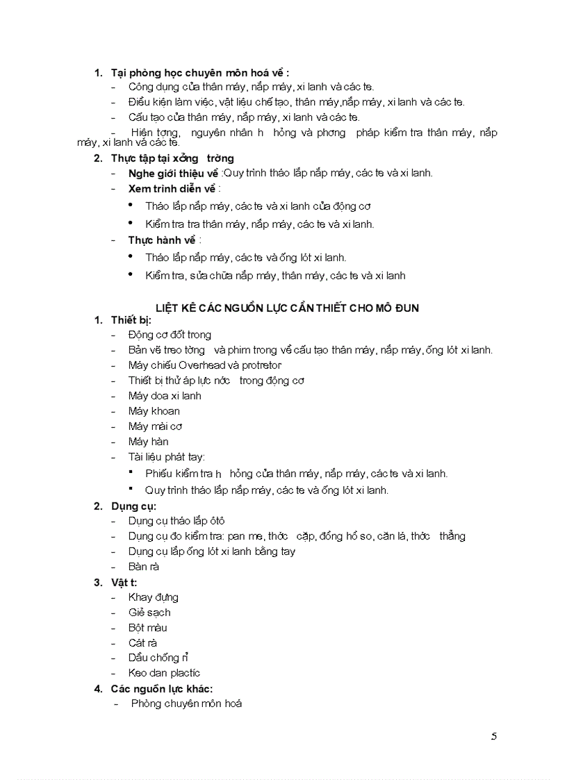 image for page Tài liệu sửa chữa bộ phận chuyển động của động cơ