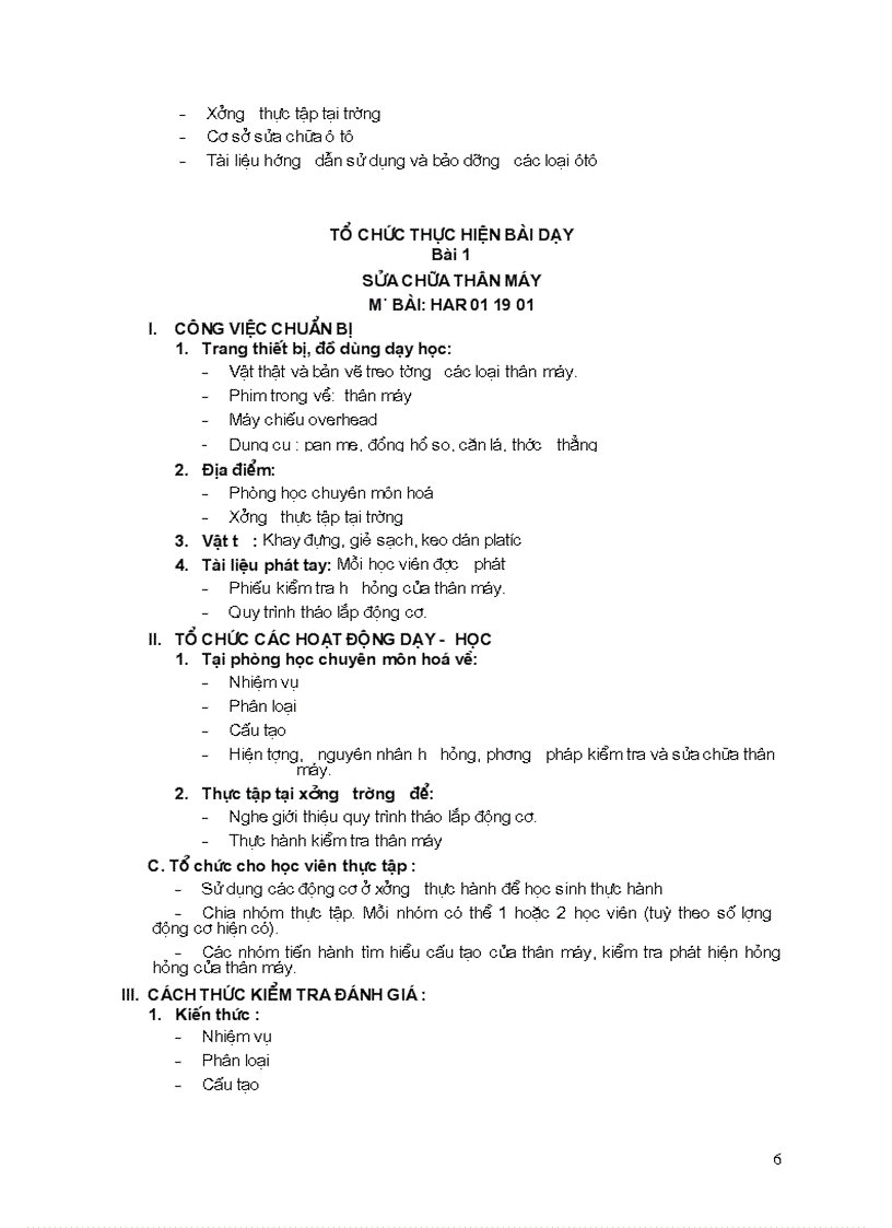 image for page Tài liệu sửa chữa bộ phận chuyển động của động cơ