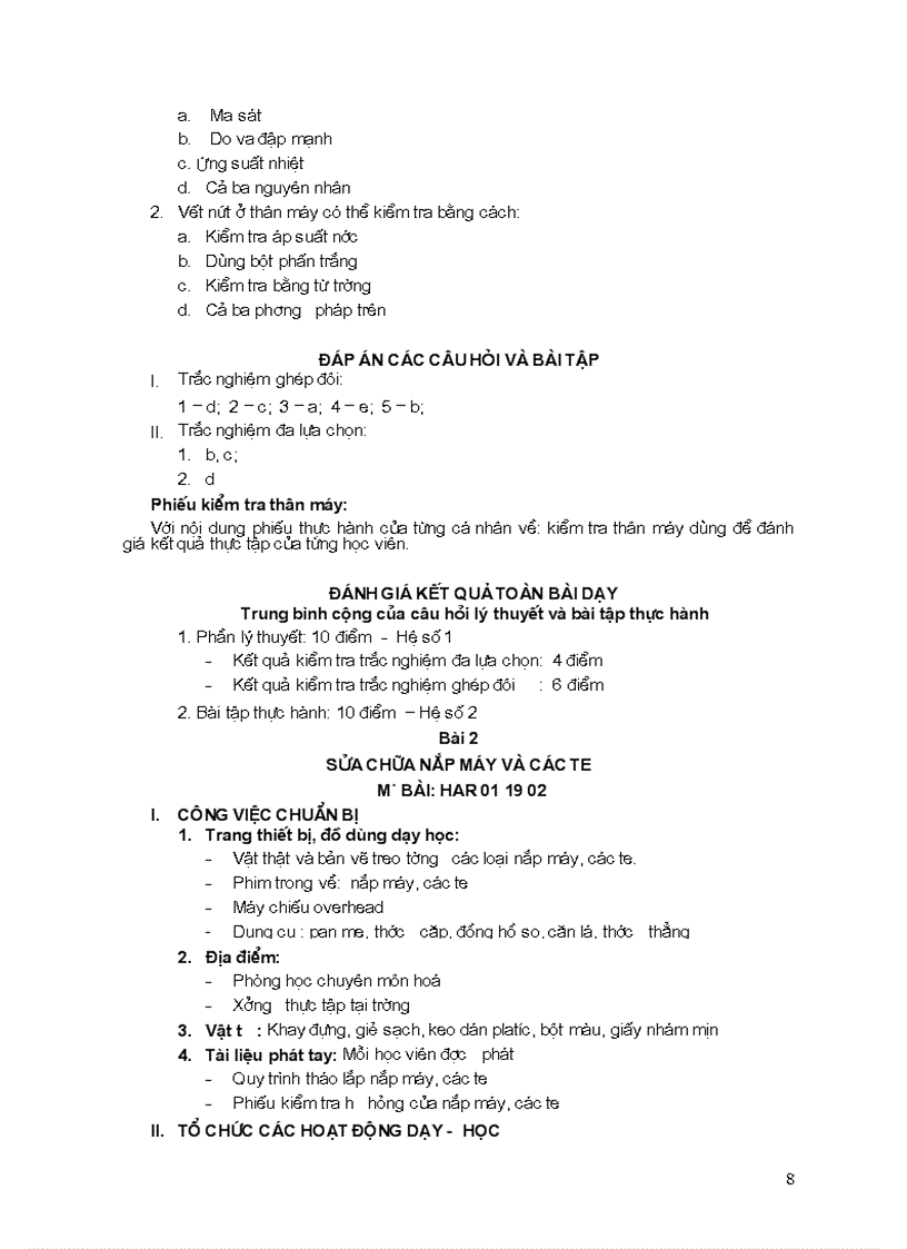 image for page Tài liệu sửa chữa bộ phận chuyển động của động cơ