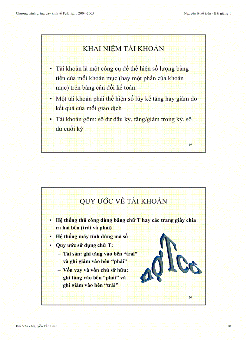 image for page Phân loại kế toán