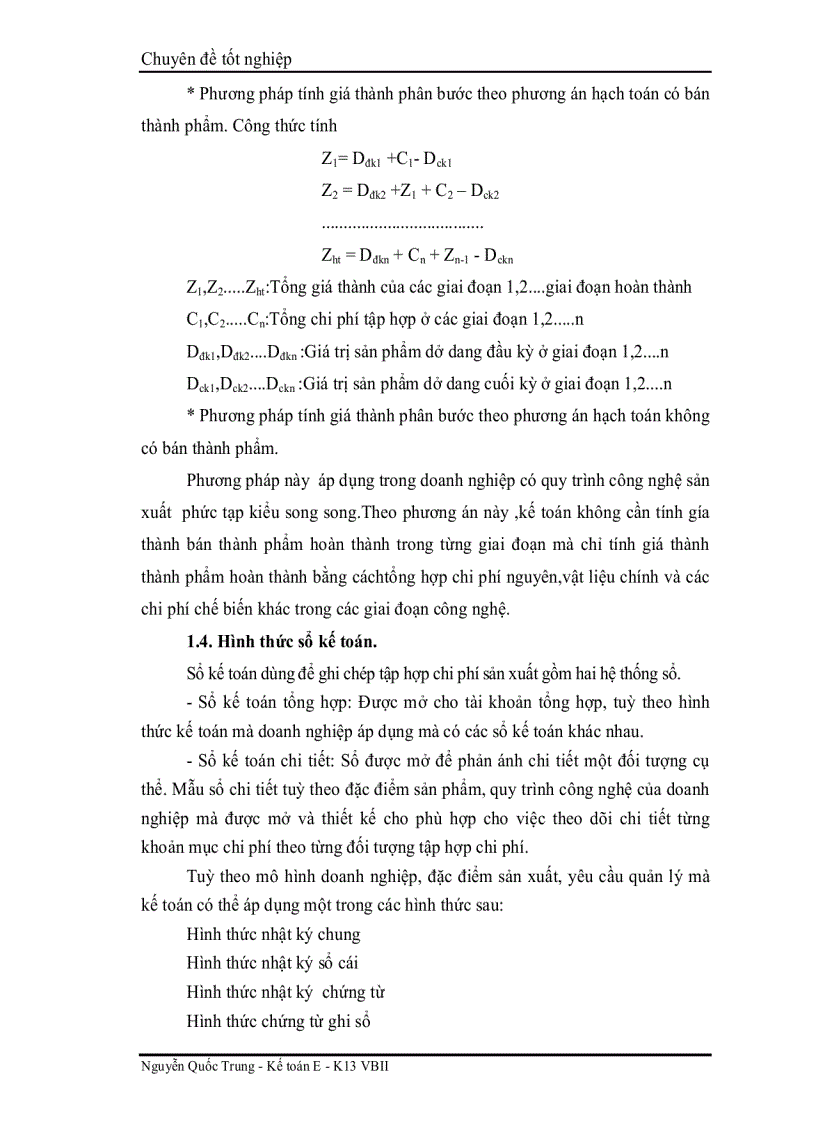 image for page Hoàn thiện kếtoán tập hợp chi phí sản xuất và tính giá thành sản phẩm tại Công ty Cổphần xi măng Tiên Sơn Hà Tây