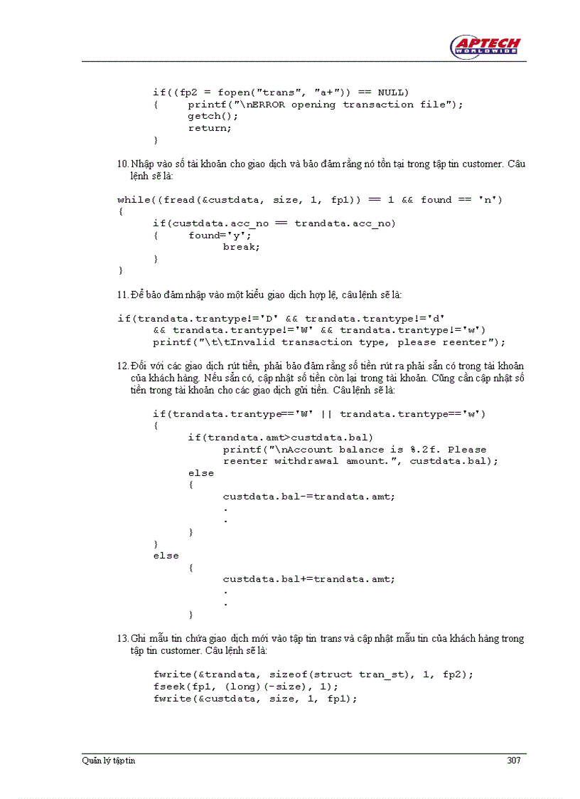 image for page Đọc ghi và truy cập dữ liệu trong tập tin