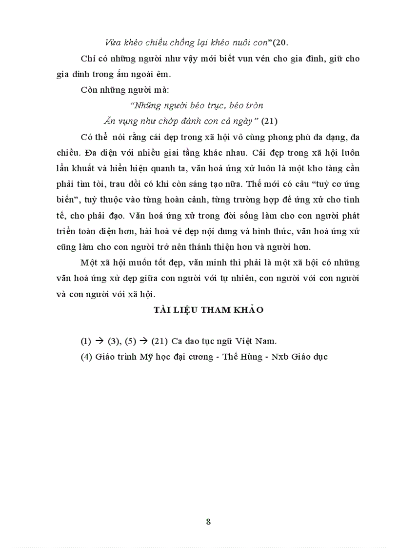 image for page Trình bày hiểu biết của em về cái đẹp trong xã hội