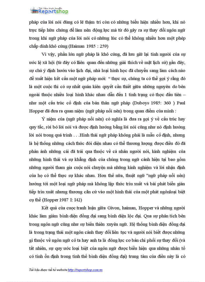 image for page Ngôn ngữ học giải thích trong mẫu quan điểm động