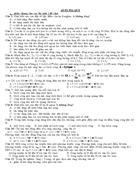 Đề thi thử Đại học môn Lý 1