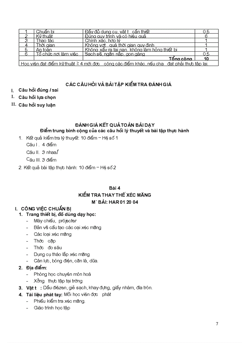 image for page Tài liệu sửa chữa bộ phận chuyển động của động cơ 1