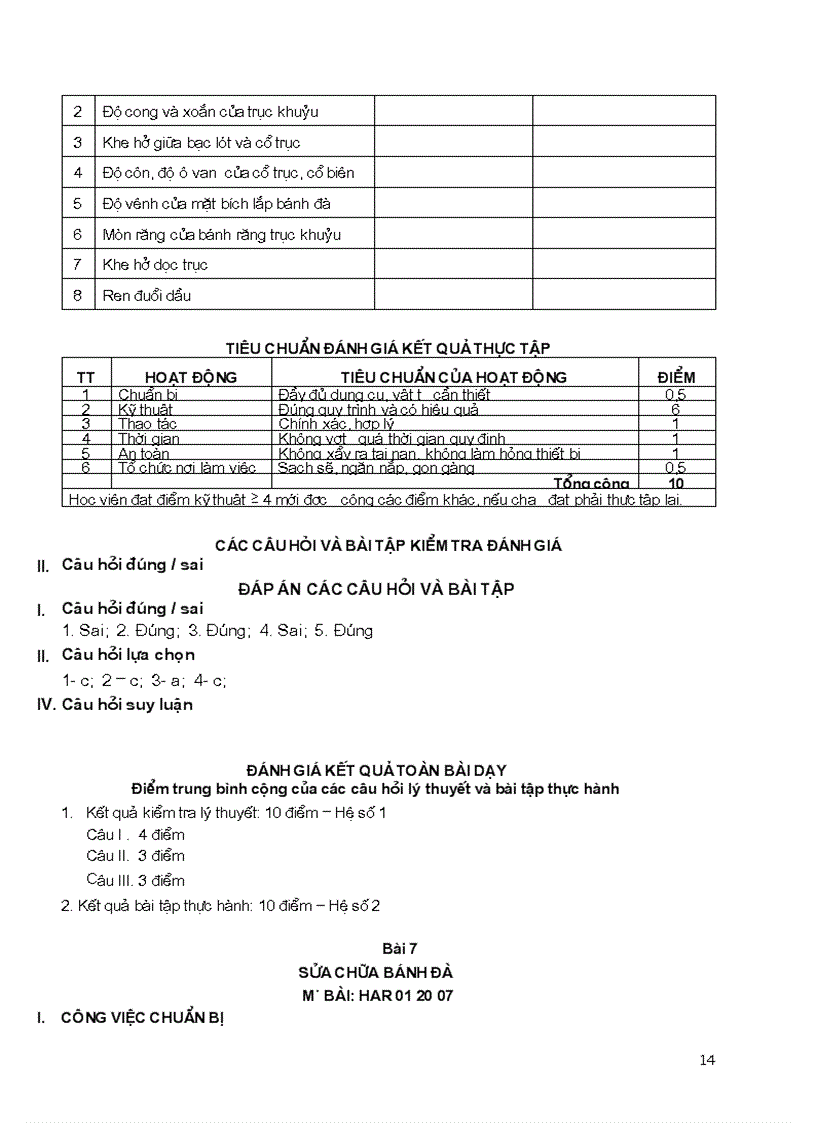 image for page Tài liệu sửa chữa bộ phận chuyển động của động cơ 1