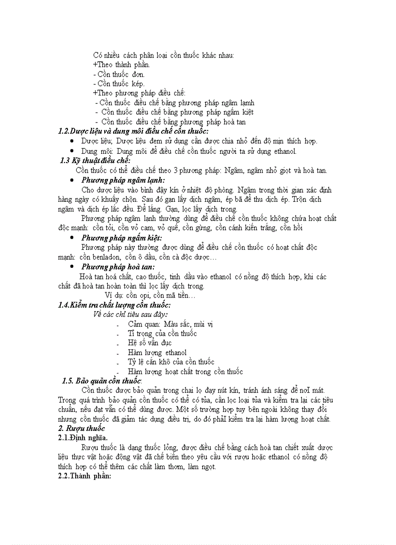 image for page Các dạng thuốc điều chế bằng phương pháp hoà tan và chiết xuất