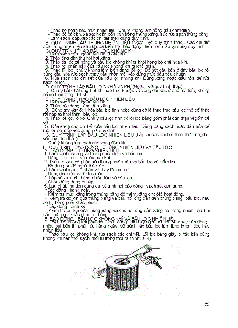 image for page Tài liệu sửa chữa và bảo dưỡng hệ thống nhiên liệu động cơ xăng