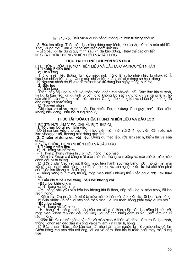 image for page Tài liệu sửa chữa và bảo dưỡng hệ thống nhiên liệu động cơ xăng