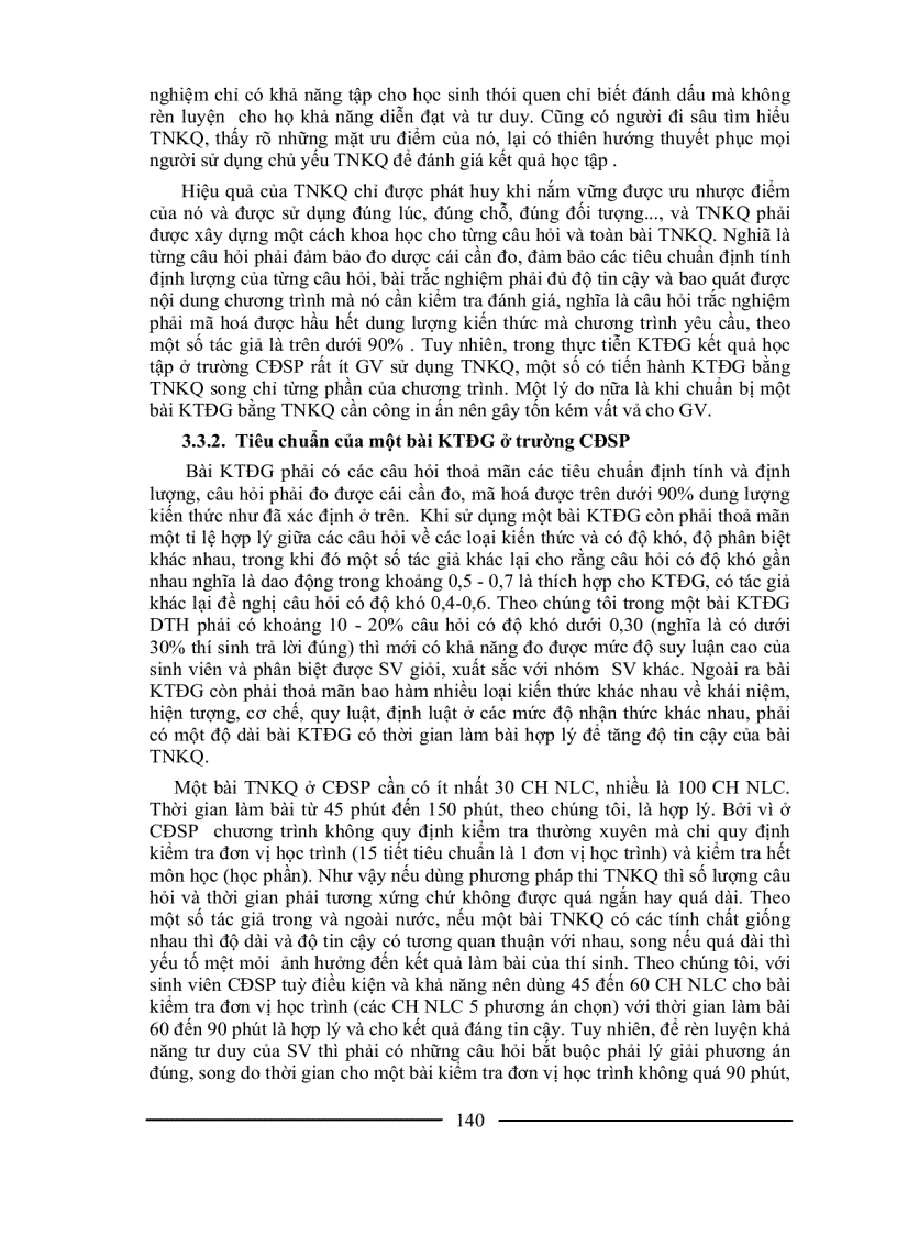 image for page Xây dựng và sử dụng câu hỏi trắc nghiệm khách quan trong dạy học sinh học