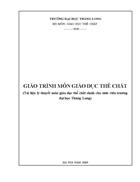 Giáo trình môn giáo dục thể chất