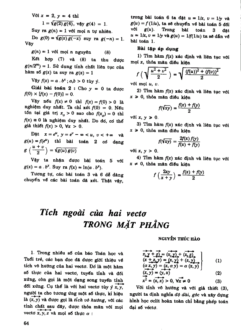 image for page Tuyển tập 30 năm Tạp Chí Toán Học và Tuổi Trẻ part1 3
