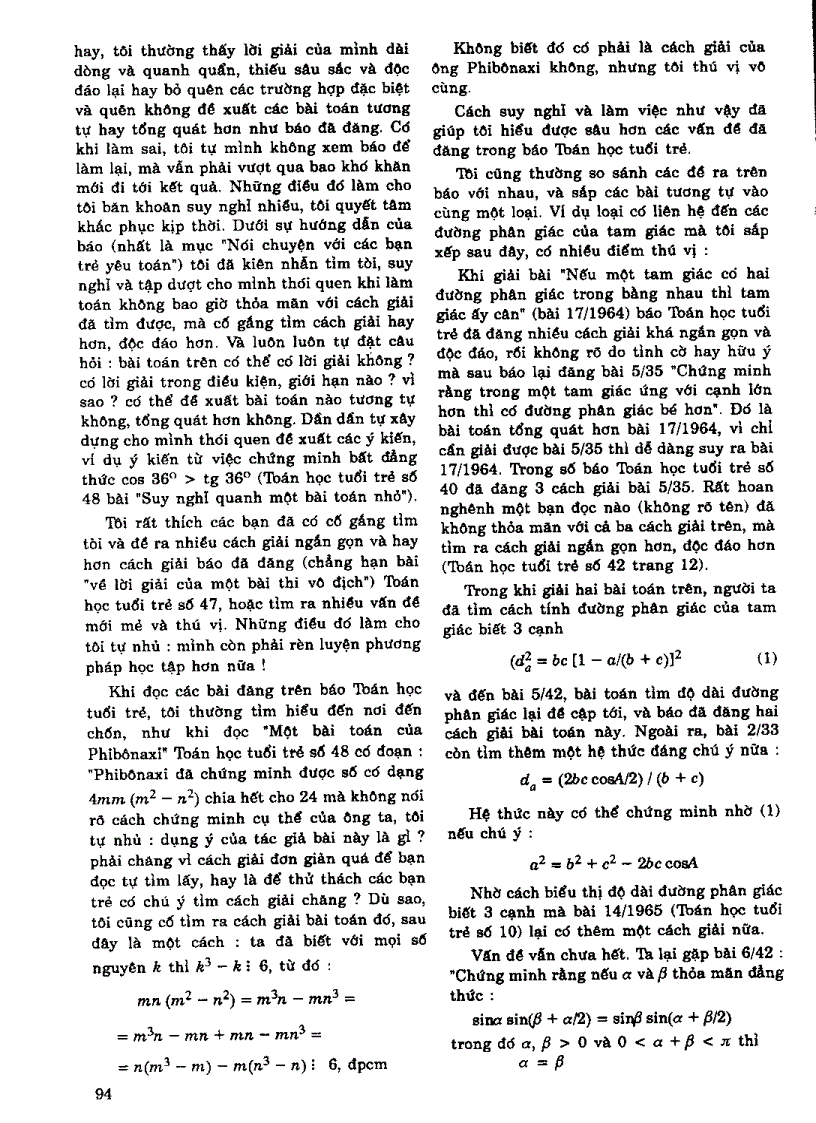 image for page Tuyển tập 30 năm Tạp Chí Toán Học và Tuổi Trẻ part2