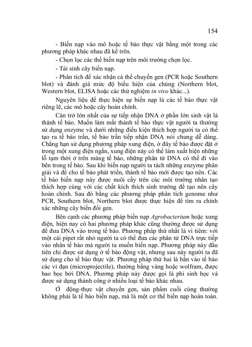 image for page Công nghệ chuyển gen ở Thực vật