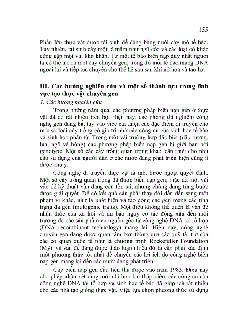 image for page Công nghệ chuyển gen ở Thực vật