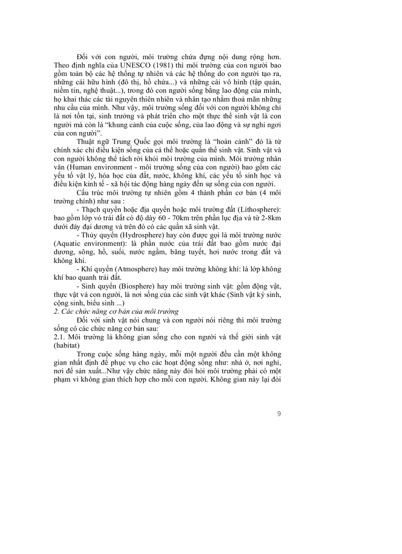 image for page Môi trường và các yếu tố sinh thái
