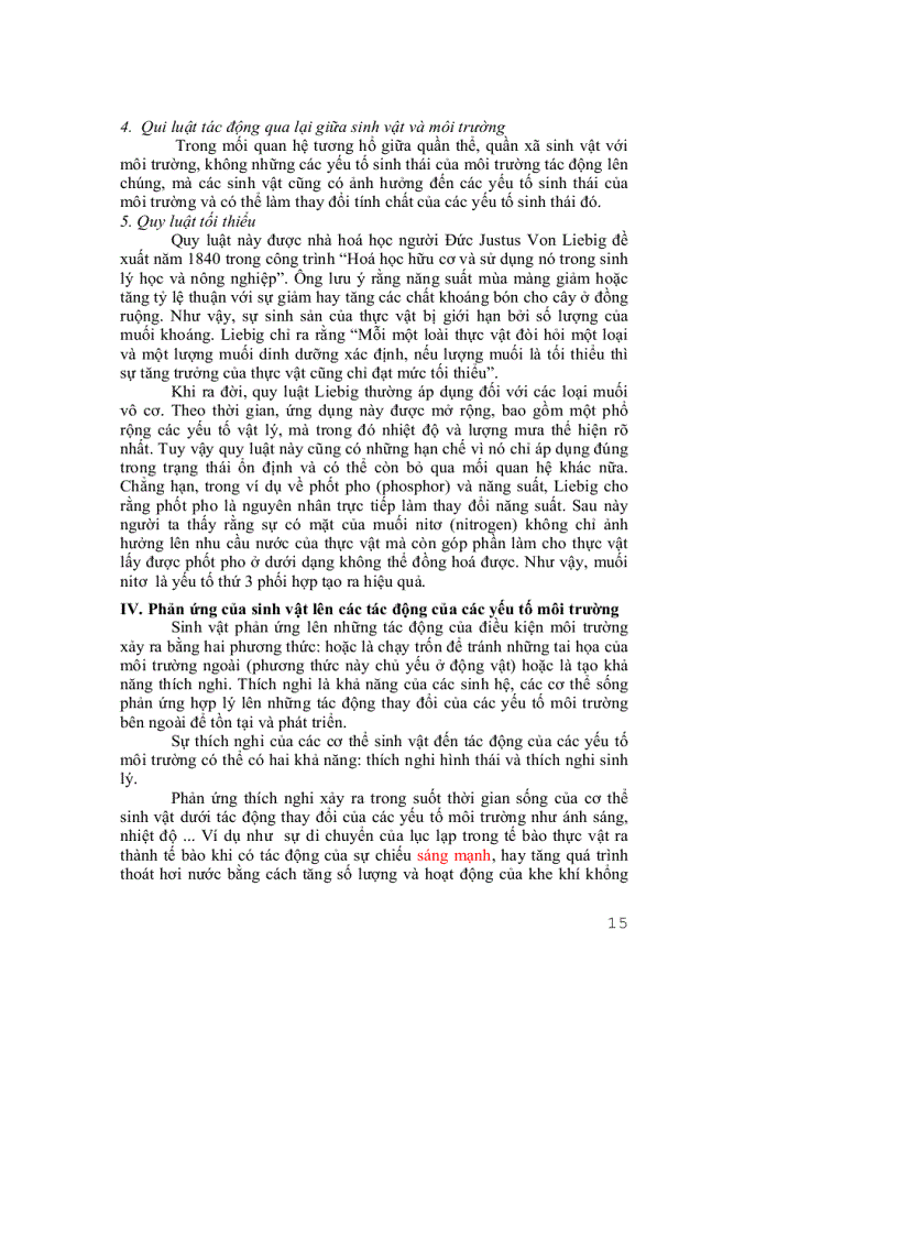 image for page Môi trường và các yếu tố sinh thái