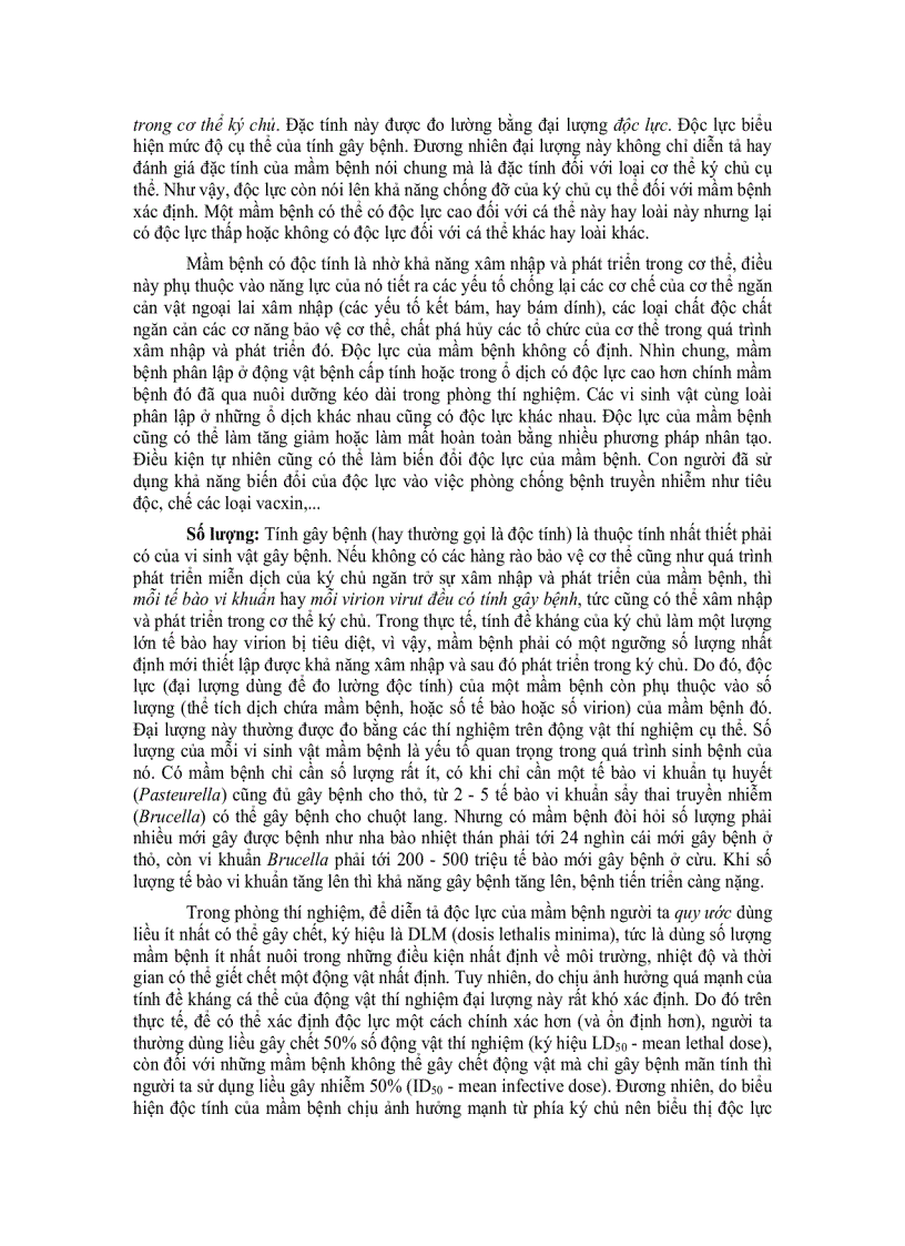 image for page Cơ chế phát bệnh truyền nhiễm bệnh cảm nhiễm