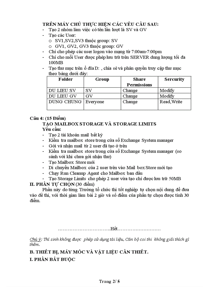 image for page Đề thi nghề Quản trị mạng máy tính Thực hành nghề 3