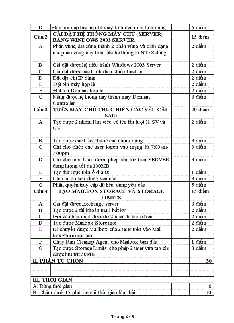 image for page Đề thi nghề Quản trị mạng máy tính Thực hành nghề 3