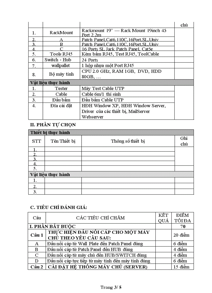 image for page Đề thi nghề Quản trị mạng máy tính Thực hành nghề 7