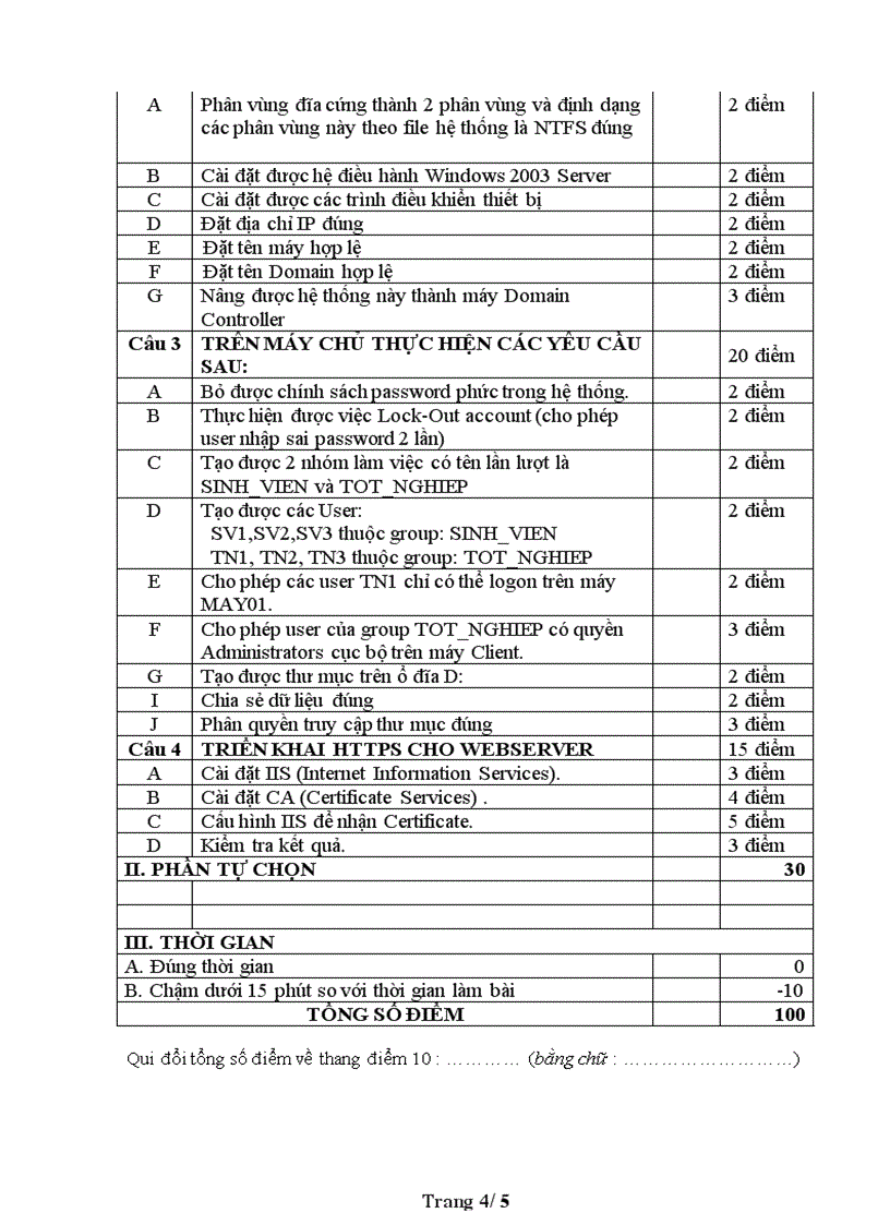 image for page Đề thi nghề Quản trị mạng máy tính Thực hành nghề 8