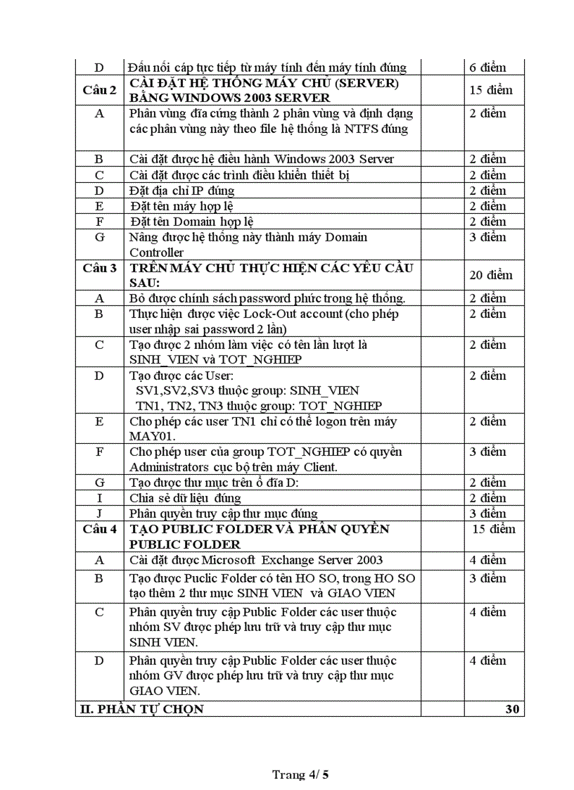 image for page Đề thi nghề Quản trị mạng máy tính Thực hành nghề 9