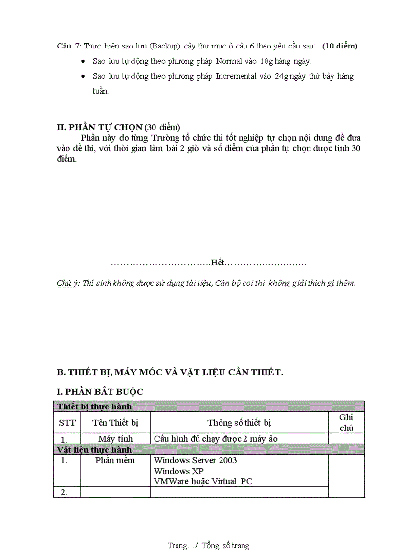image for page Đề thi nghề Quản trị mạng máy tính Thực hành nghề 22