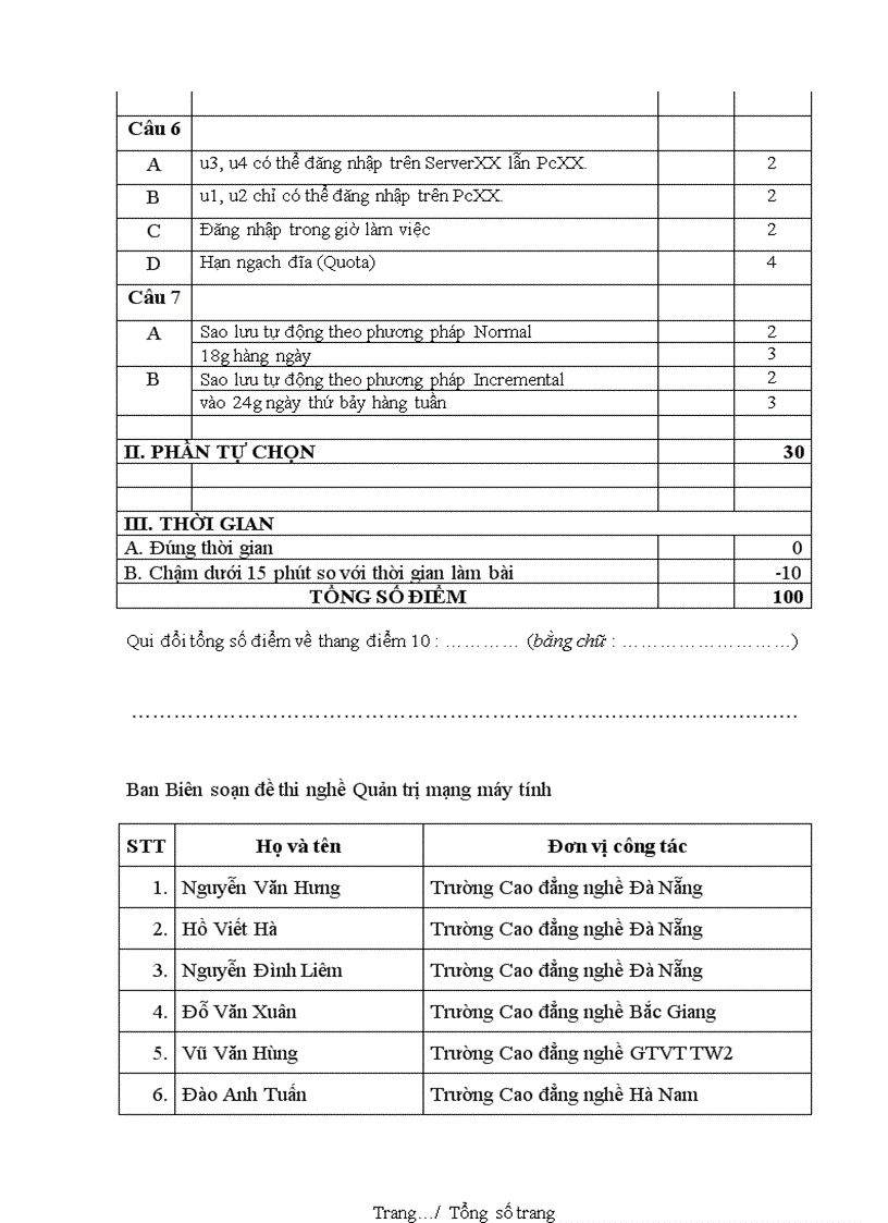 image for page Đề thi nghề Quản trị mạng máy tính Thực hành nghề 22