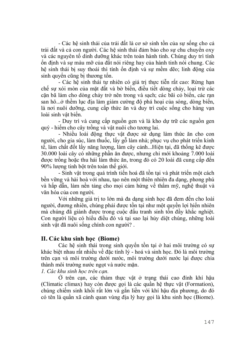 image for page Sinh quyển và các khu sinh học