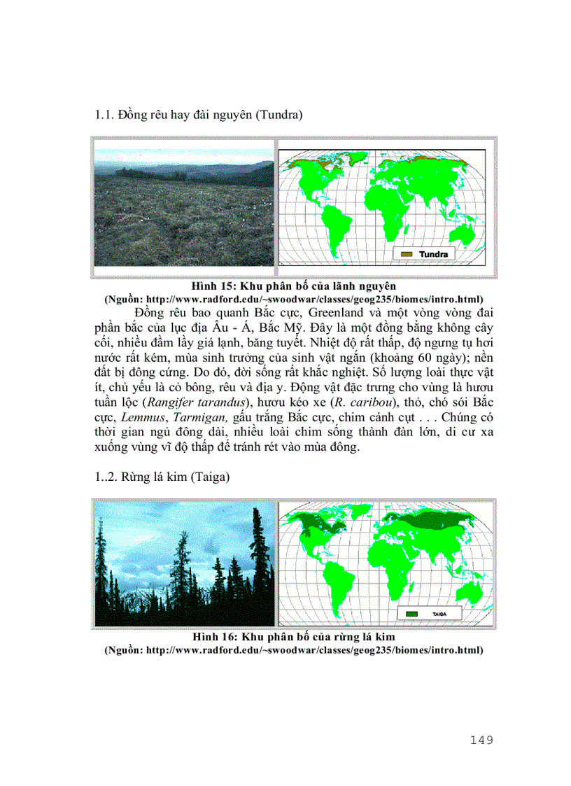 image for page Sinh quyển và các khu sinh học