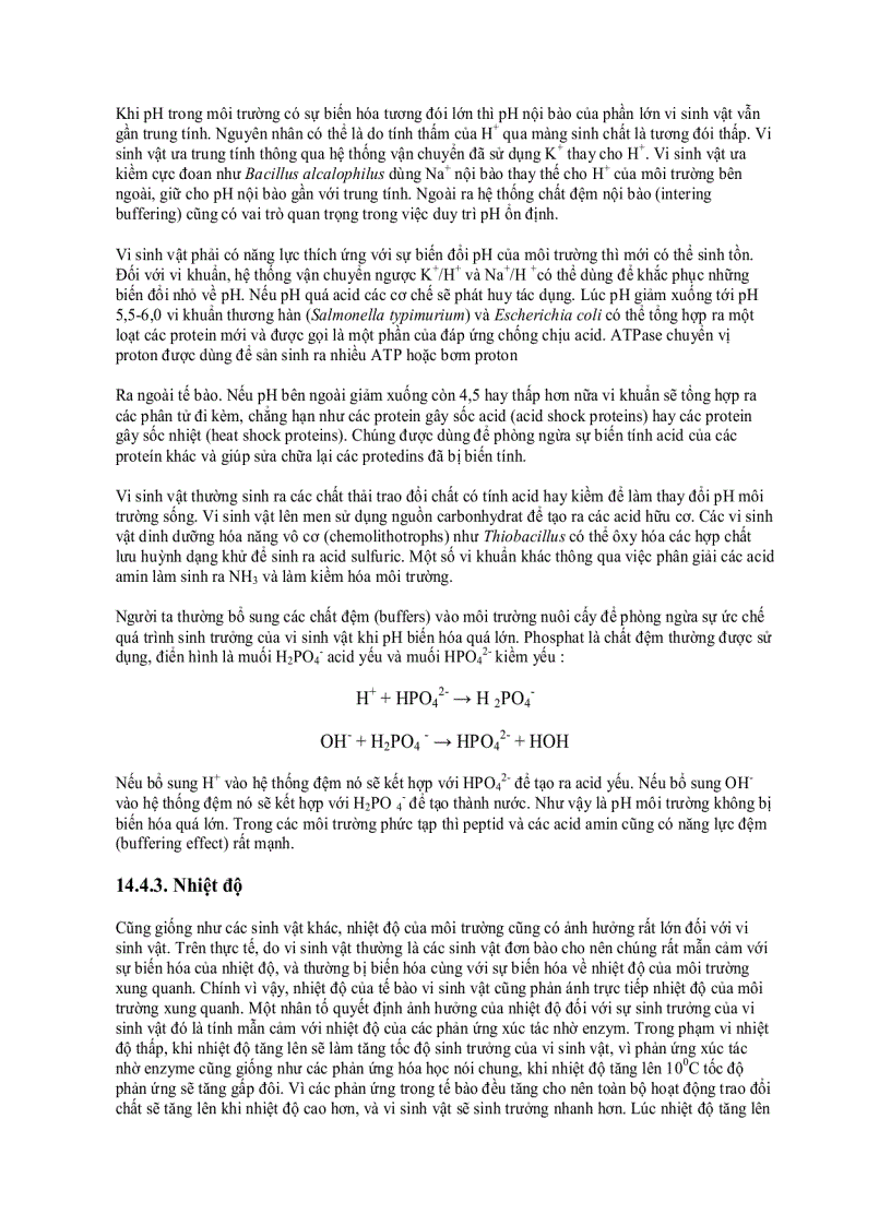 image for page Ảnh hưởng của các nhân tố môi trường đến sự sinh trưởng của vi sinh vật