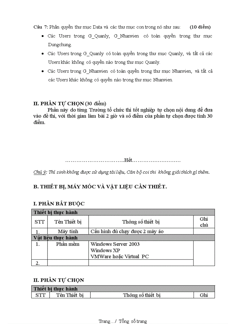 image for page Đề thi nghề Quản trị mạng máy tính Thực hành nghề 29