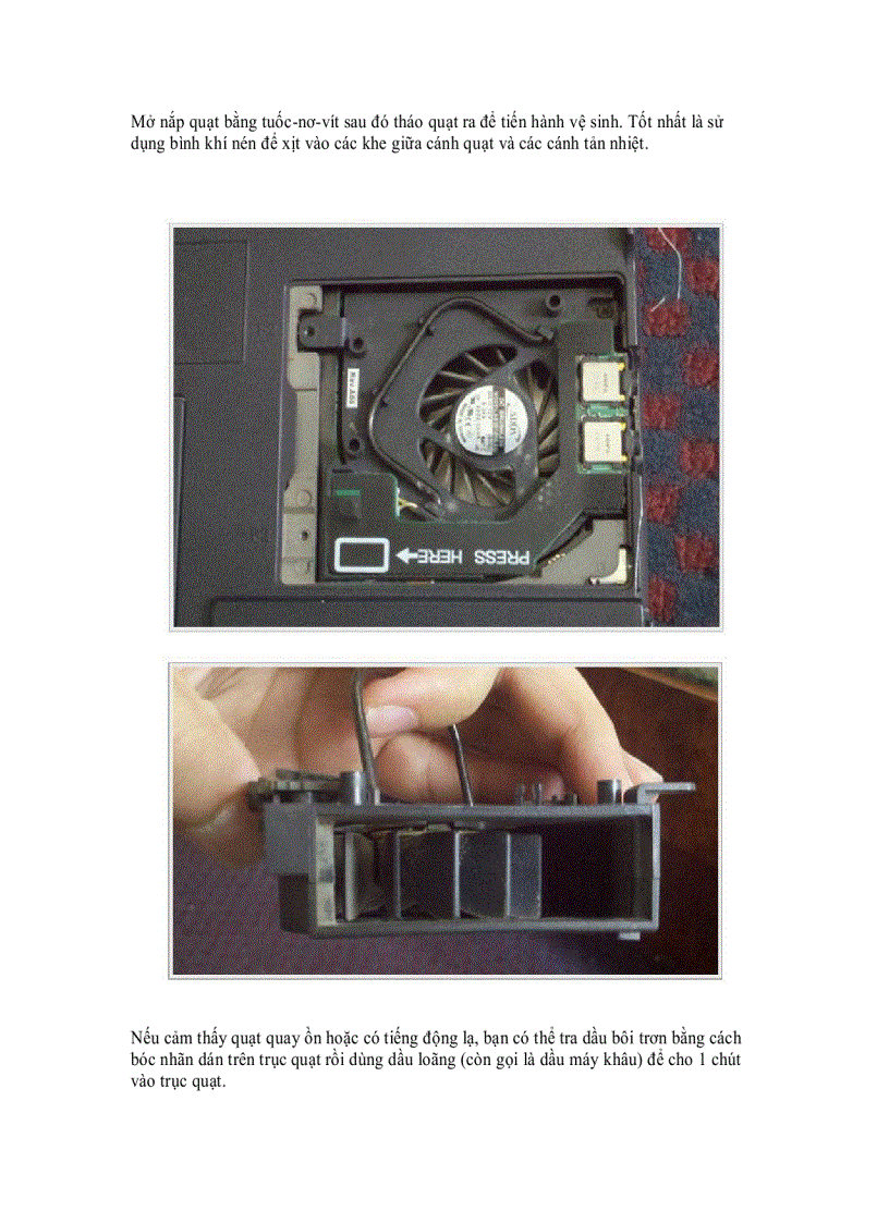 image for page Xử lý laptop bị nóng