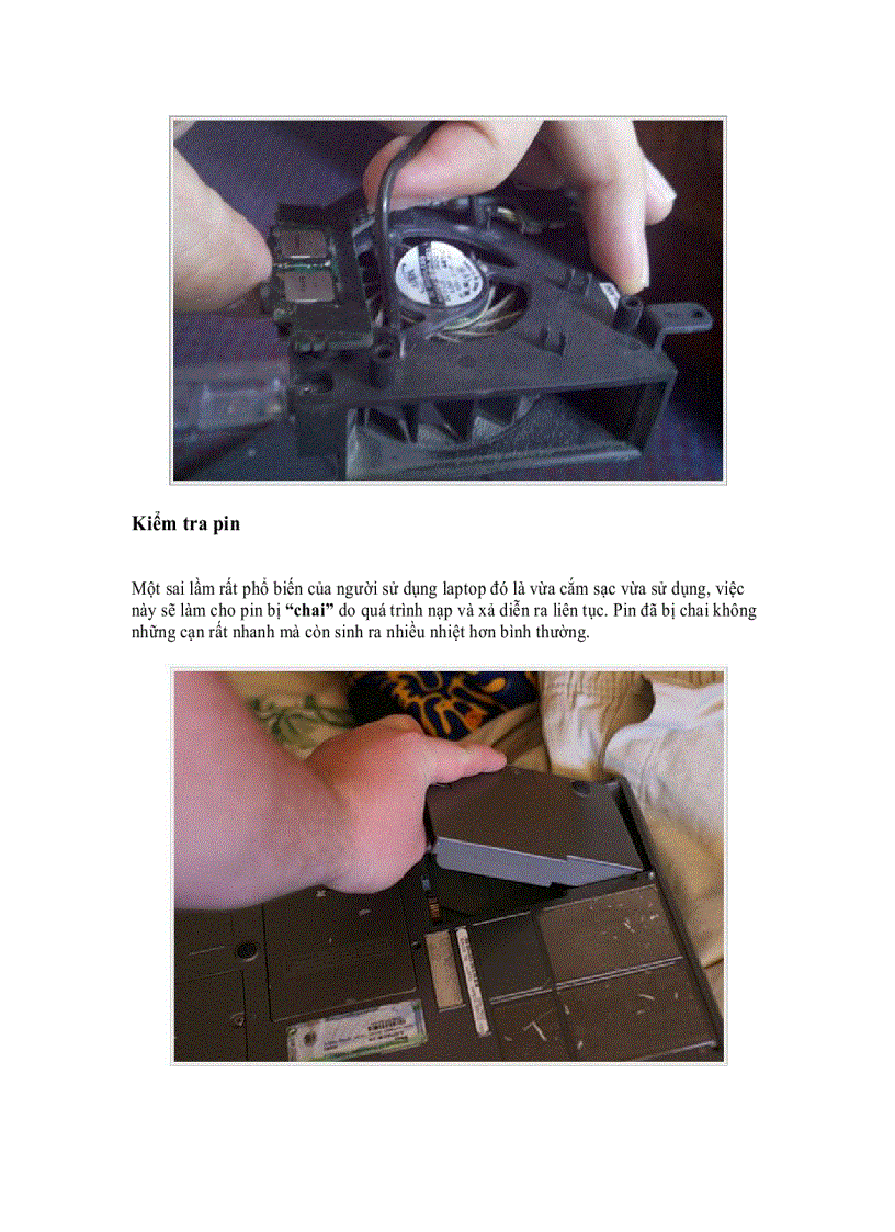 image for page Xử lý laptop bị nóng