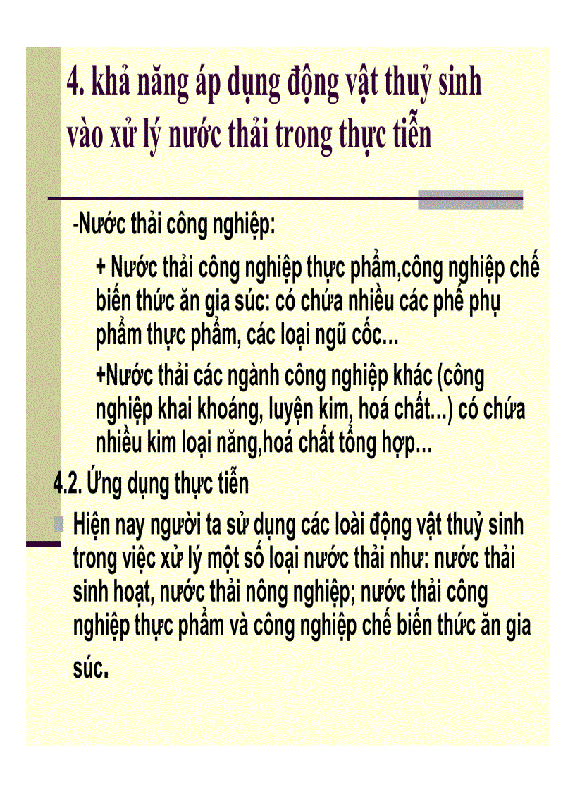 image for page Động vật thuỷ sinh và ứng dụng trong xử lý nước thải