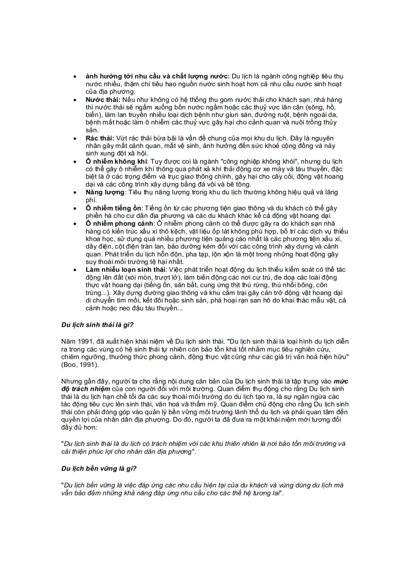 image for page Câu hỏi về môi trừong