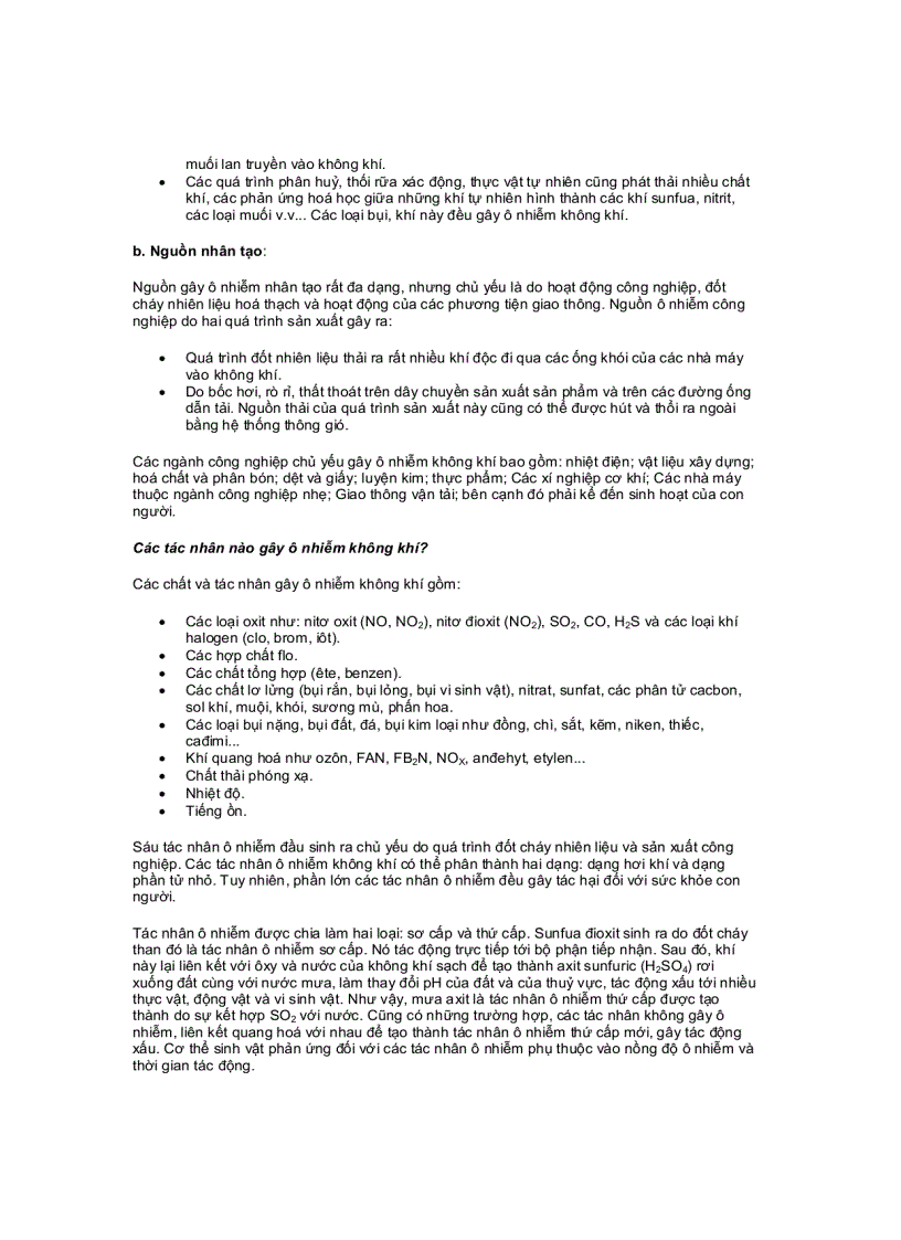 image for page Câu hỏi về môi trừong