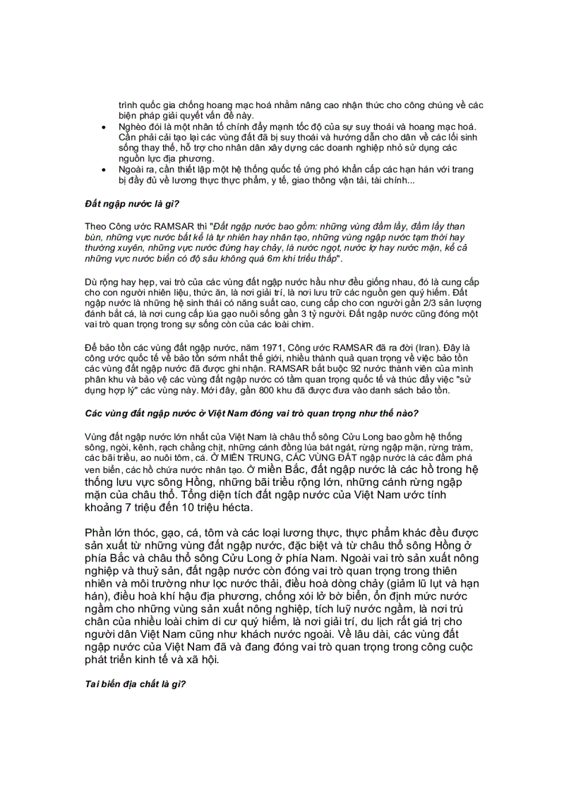 image for page Câu hỏi về môi trừong