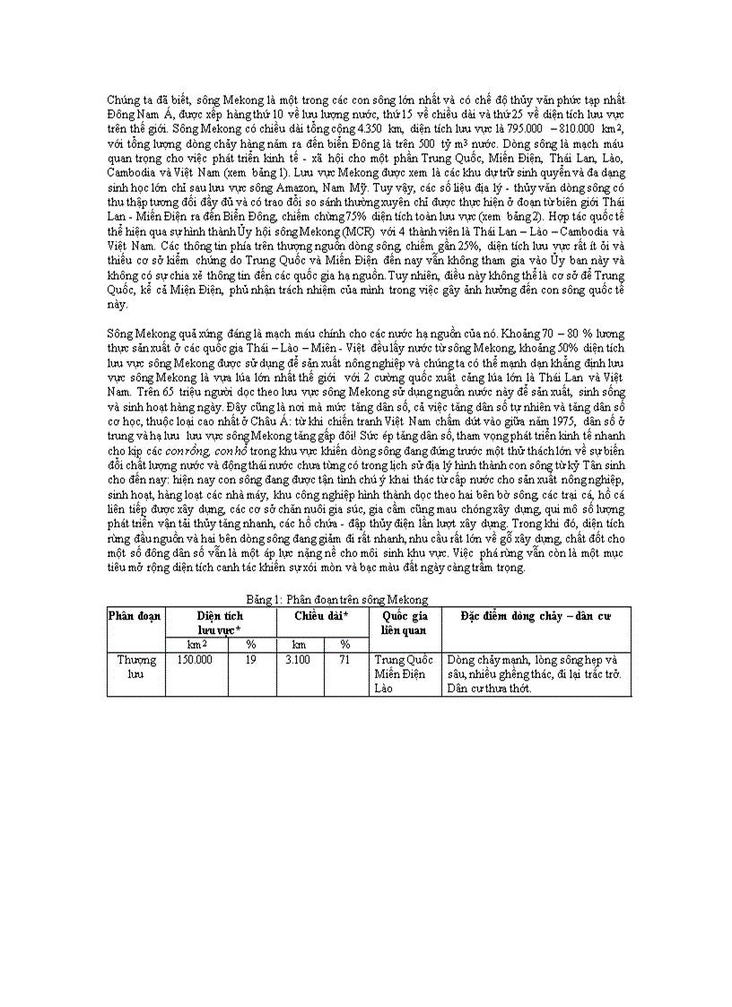 image for page Các đập nước và hồ chứa ở thượng nguồn