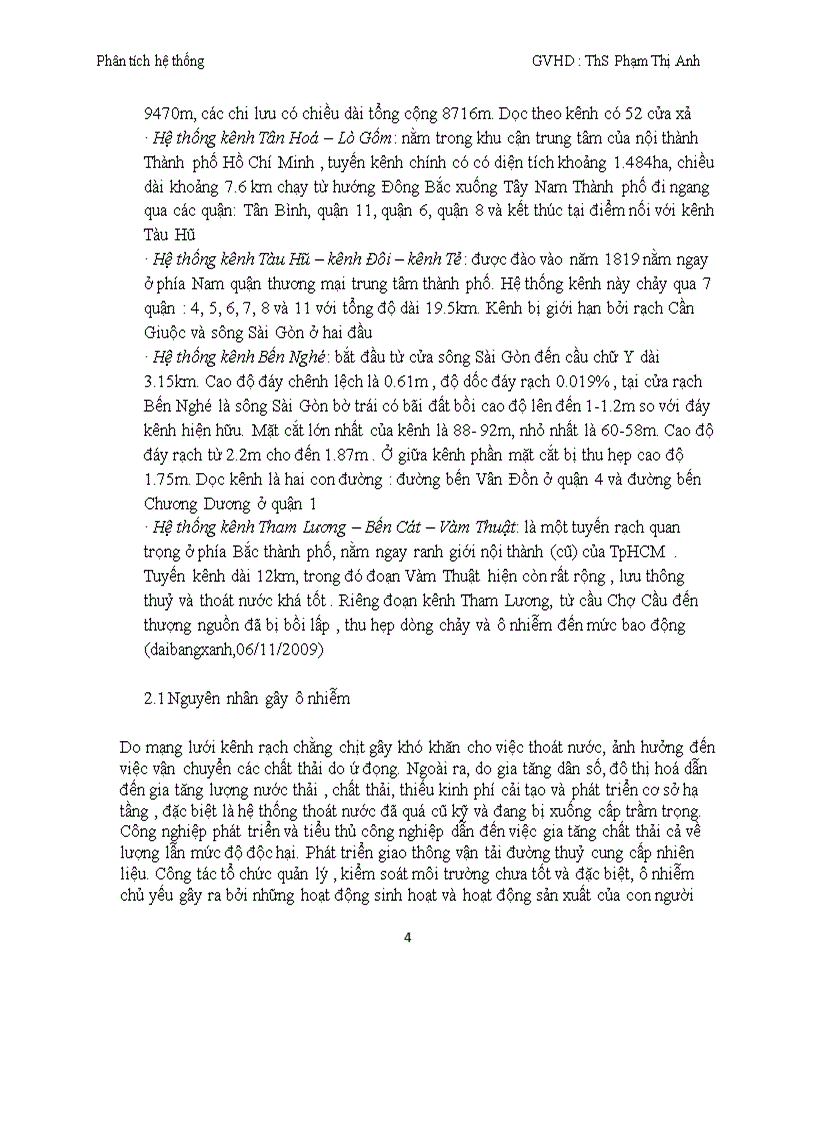 image for page Ô nhiễm kênh rạch ở tphcm