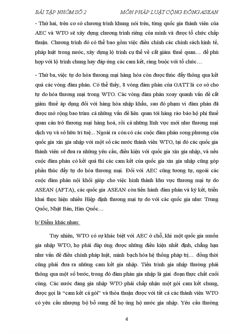 image for page So sánh phương thức và mức độ tự do hoá thương mại hàng hoá của cộng đồng kinh tế asean với tổ chức thương mại thế giới wto