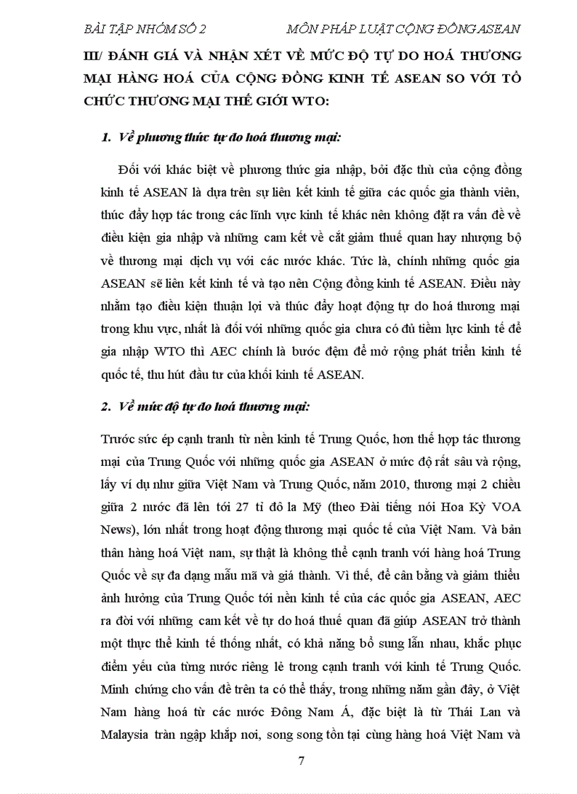 image for page So sánh phương thức và mức độ tự do hoá thương mại hàng hoá của cộng đồng kinh tế asean với tổ chức thương mại thế giới wto