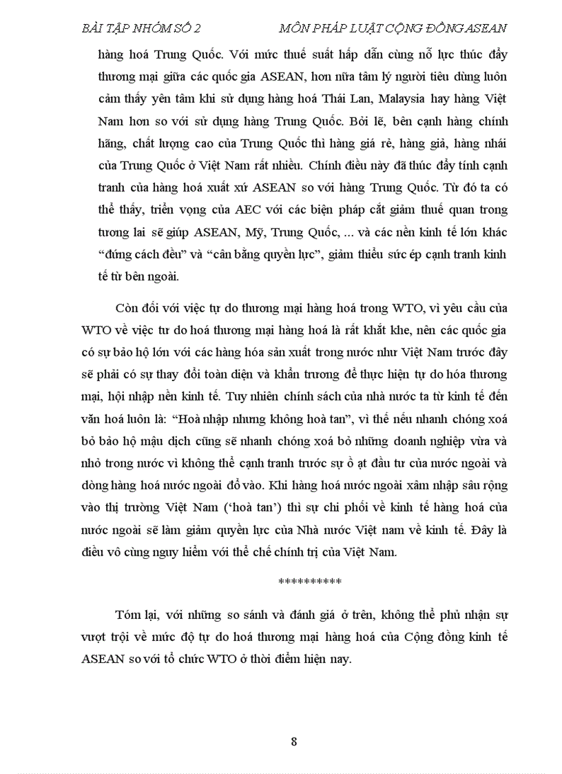image for page So sánh phương thức và mức độ tự do hoá thương mại hàng hoá của cộng đồng kinh tế asean với tổ chức thương mại thế giới wto