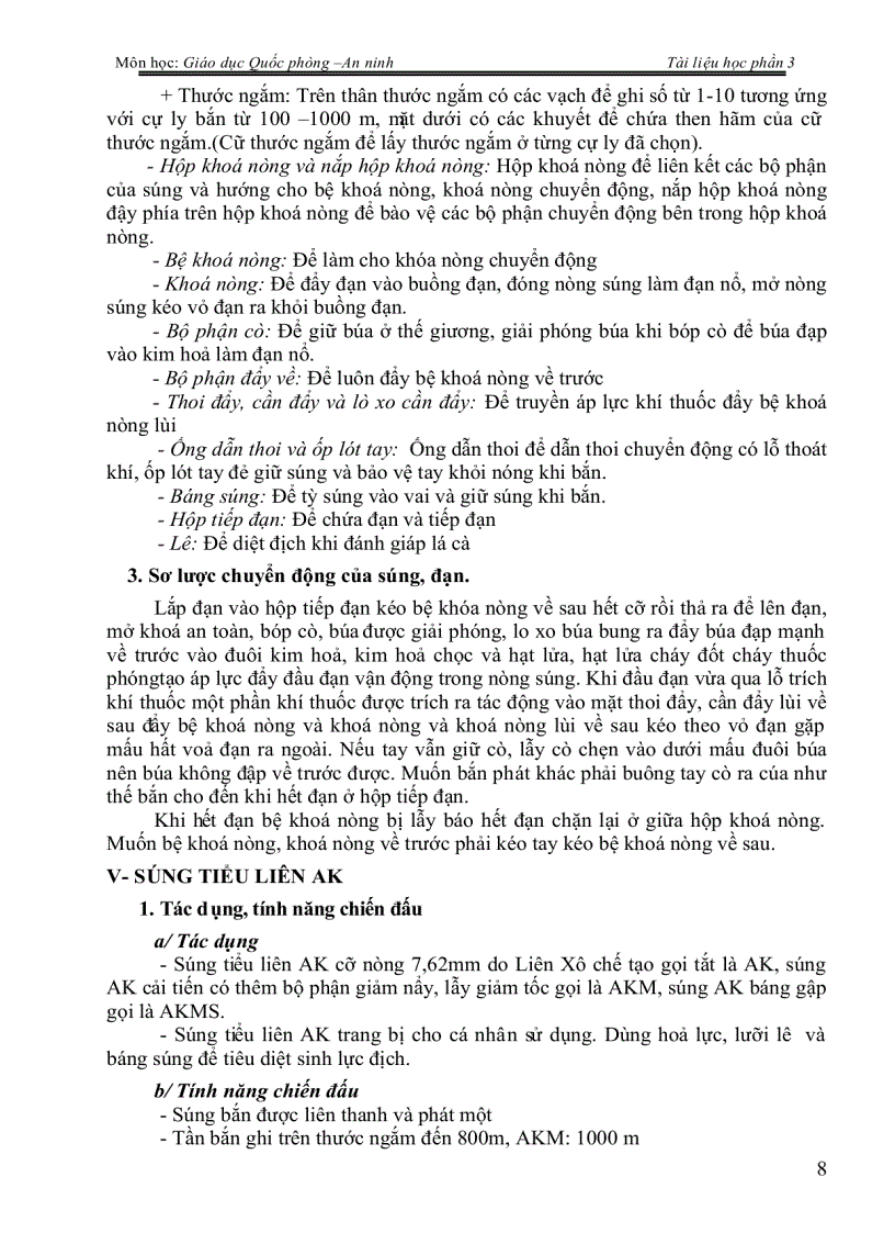 image for page Giáo trình học phần 3 môn giáo dục quốc phòng