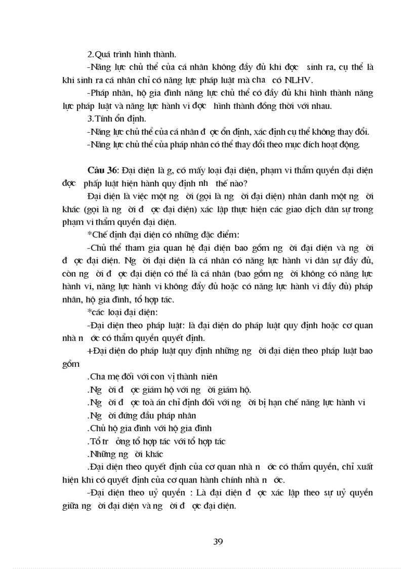 image for page Luật dân sự 1 và câu hỏi đáp án